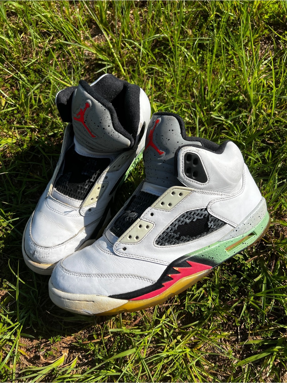 CLEAN Air Jordan 5 size 12 Womens FOR DONOR PARTS Pro Stars shoes